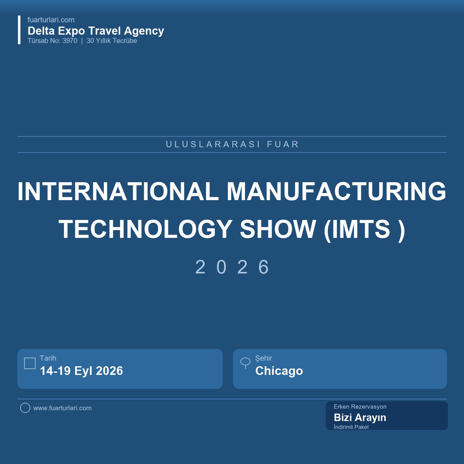 International Manufacturing Technology Show (IMTS 2026) - Fuar Salonu