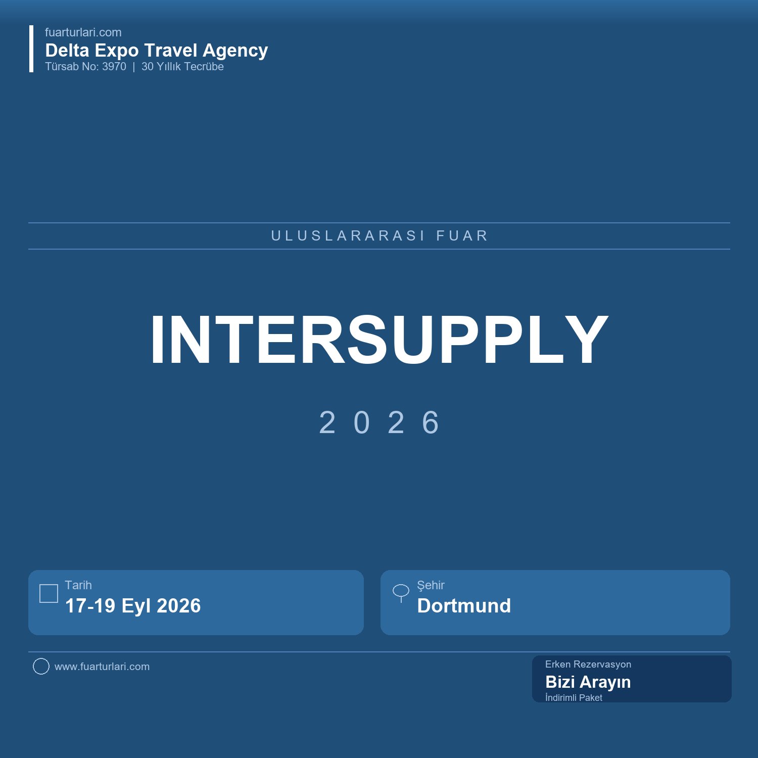 Intersupply 2026 - Dortmund - Fuar Salonu