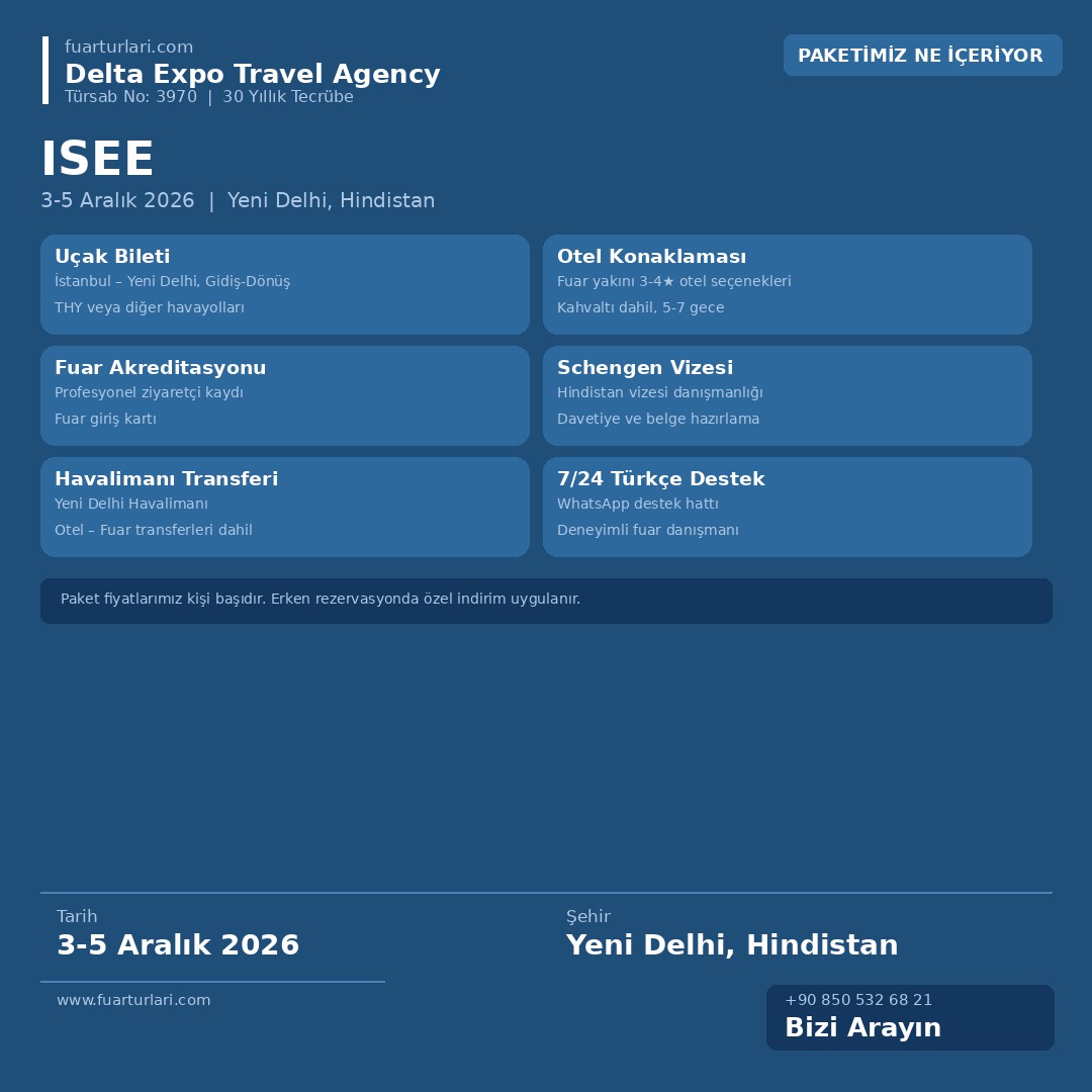 ISEE 2026 - Fuar Salonu
