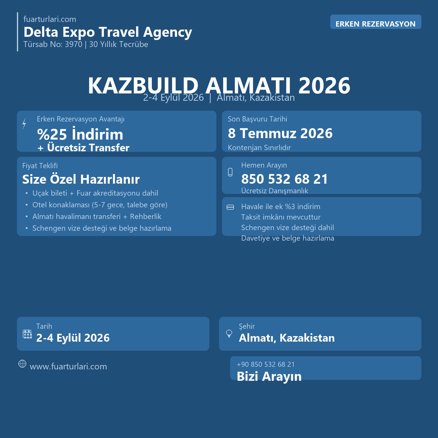 KazBuild Almatı 2026 - Fuar Salonu