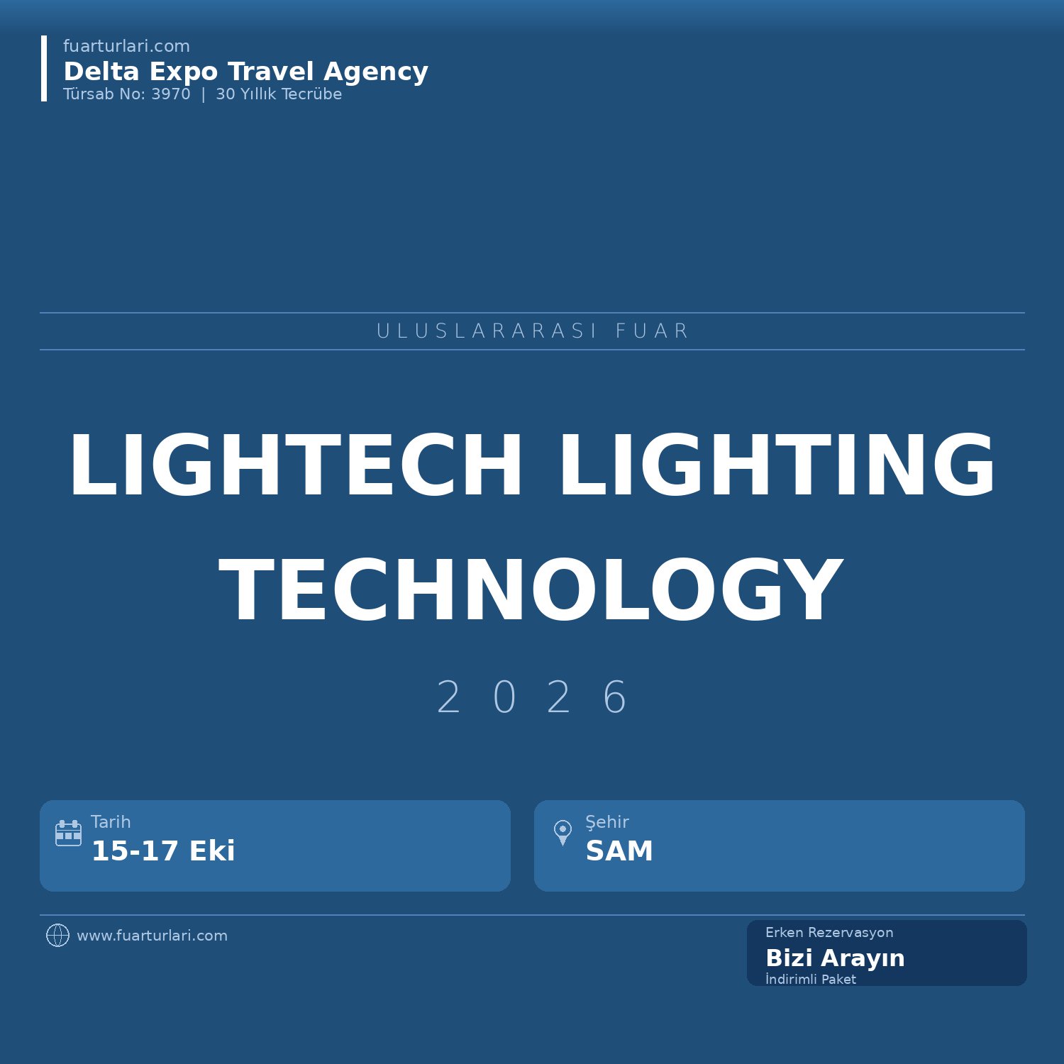 Lightech 2026 - Fuar Salonu