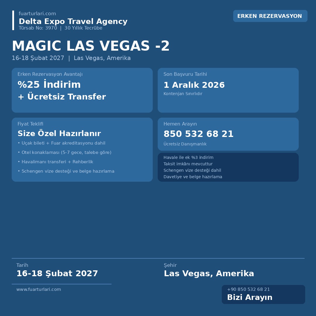 MAGIC Las Vegas 2027-2 - Fuar Salonu