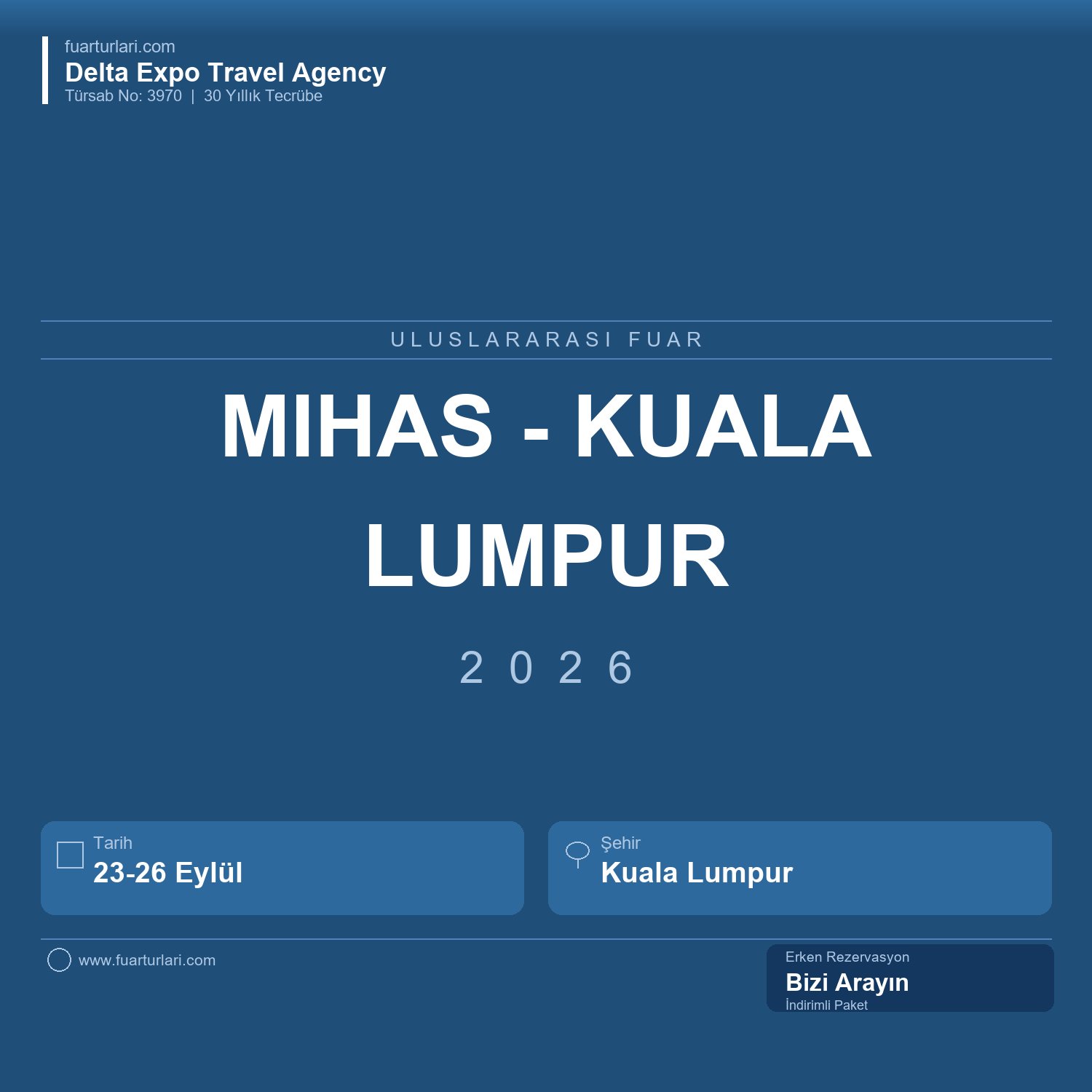 MIHAS 2026 - Kuala Lumpur - Fuar Salonu