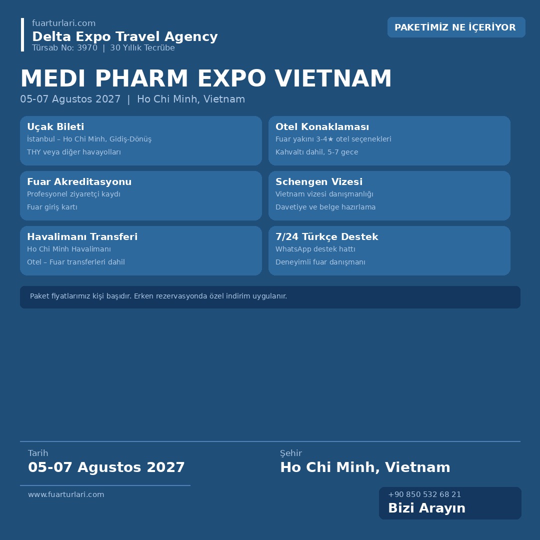 Medi Pharm Expo Vietnam 2027 - Fuar Salonu