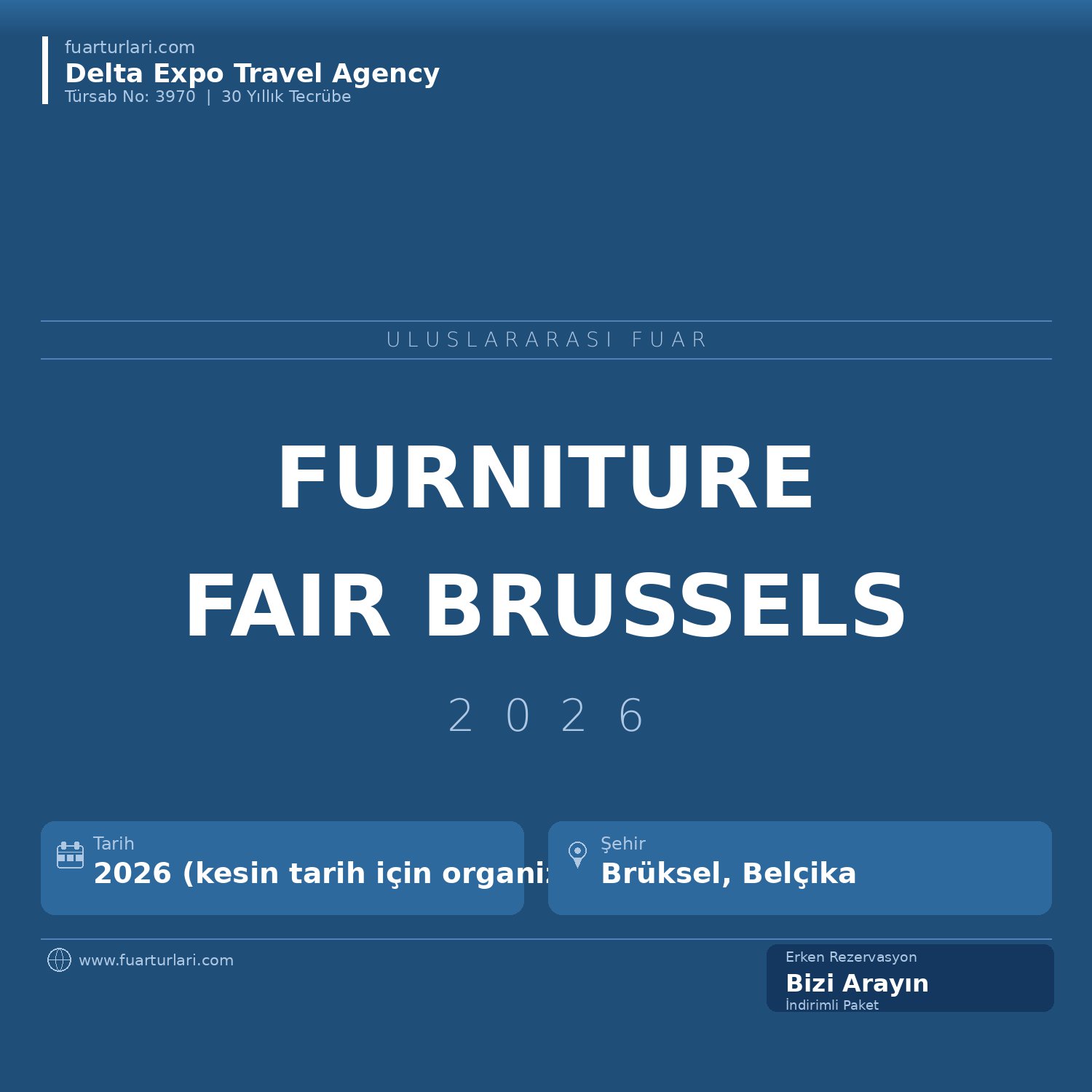 Furniture Fair Brussels 2026 - Fuar Salonu
