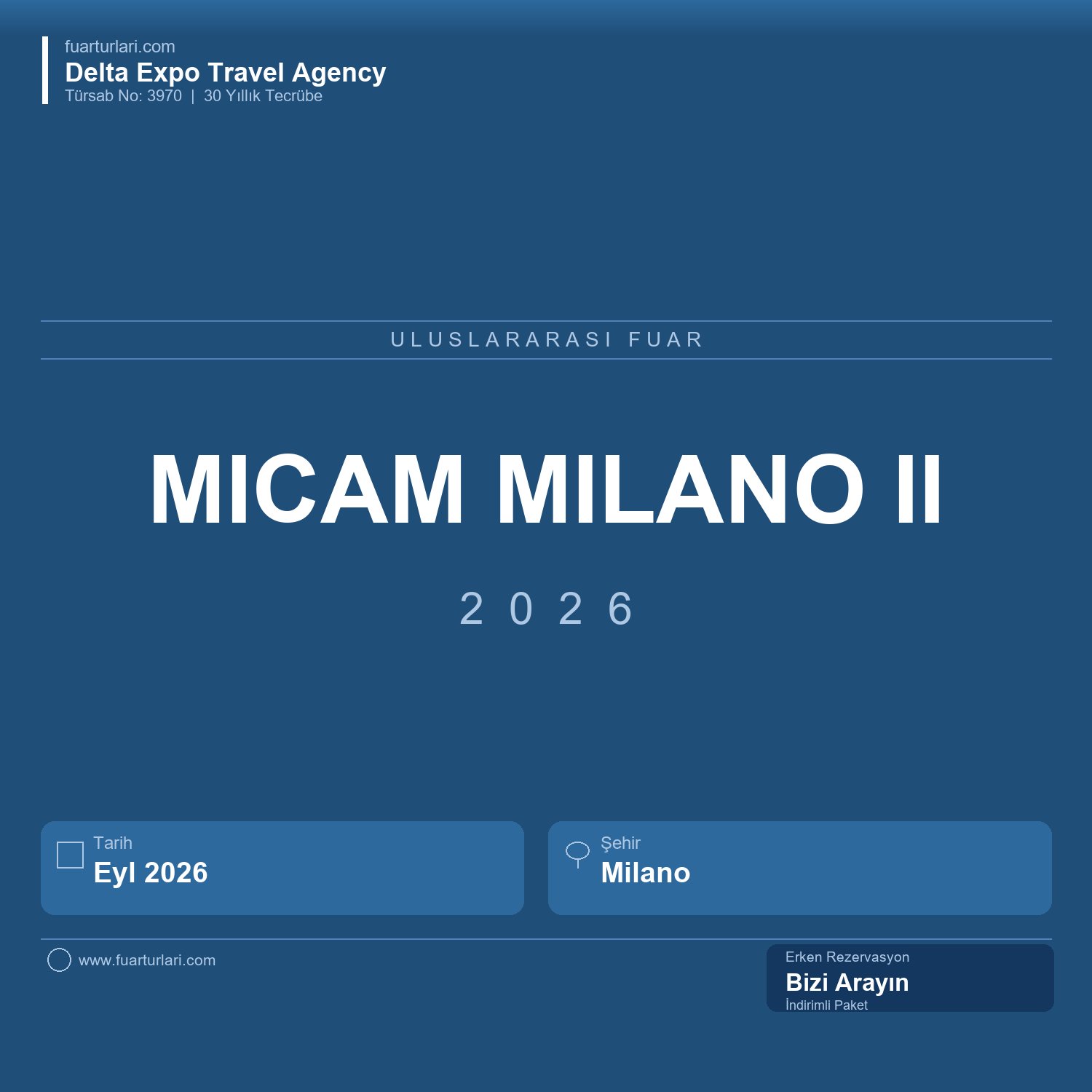 MICAM Milano 2026 II - Fuar Salonu