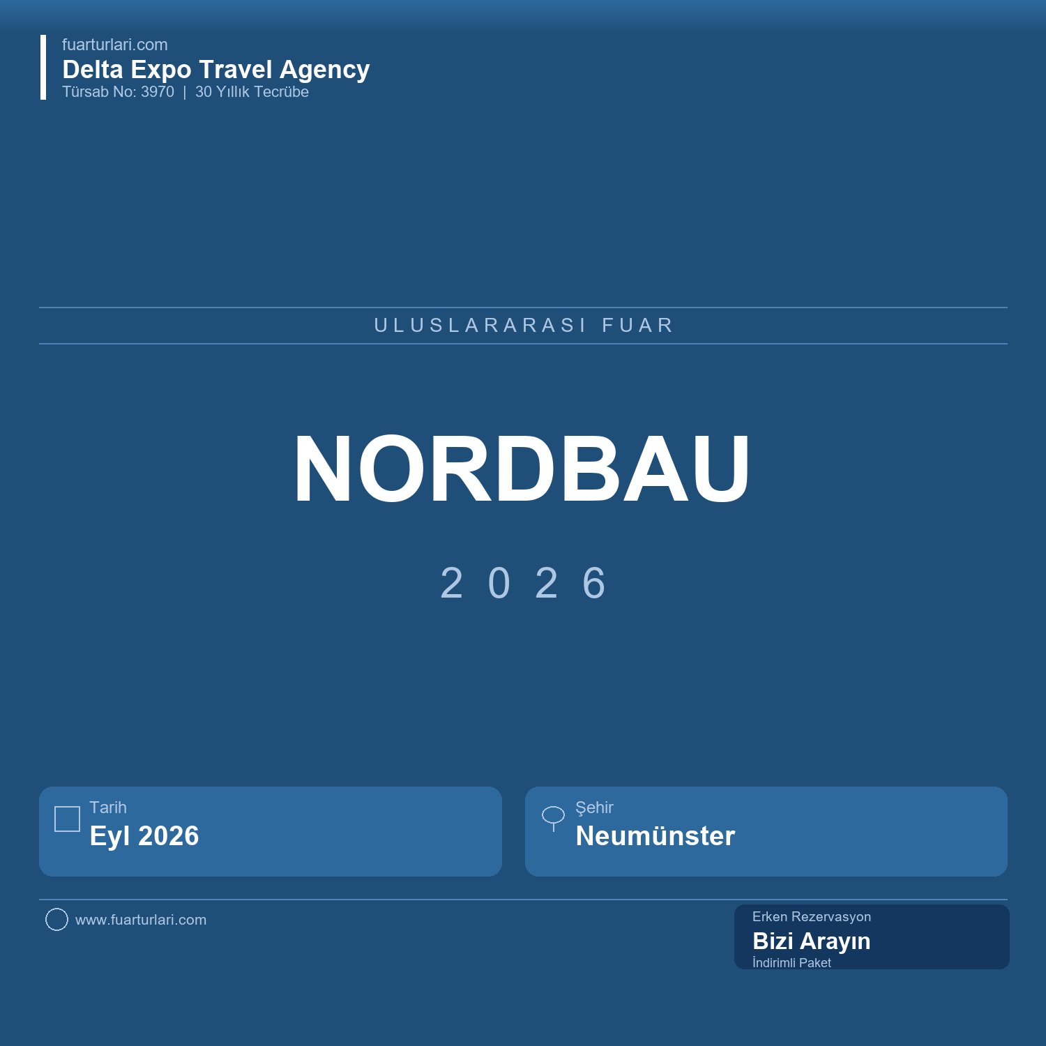 NordBau 2026 - Neumunster - Fuar Salonu