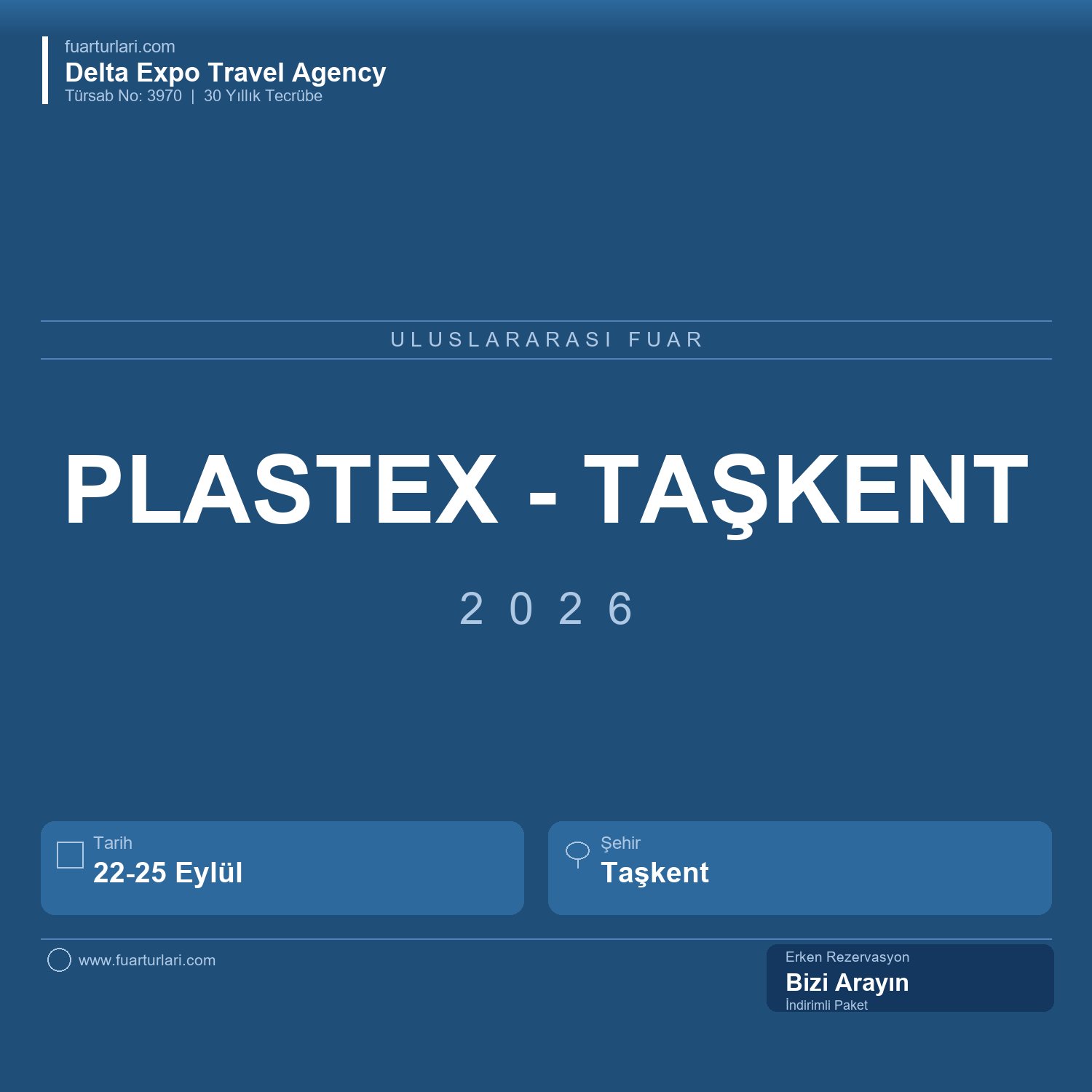 Plastex 2026 - Taşkent - Fuar Salonu