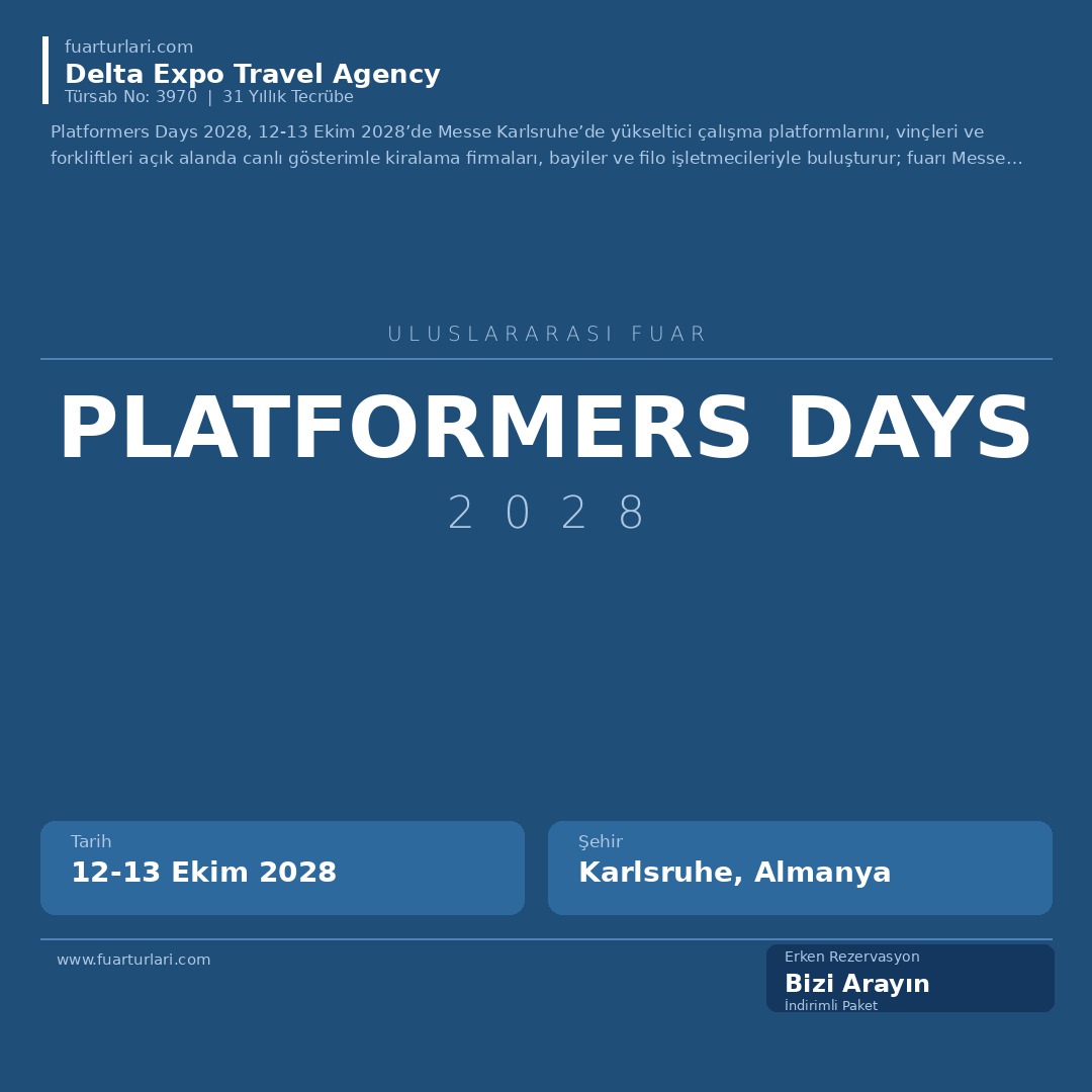 Platformers Days 2028 - Fuar Salonu