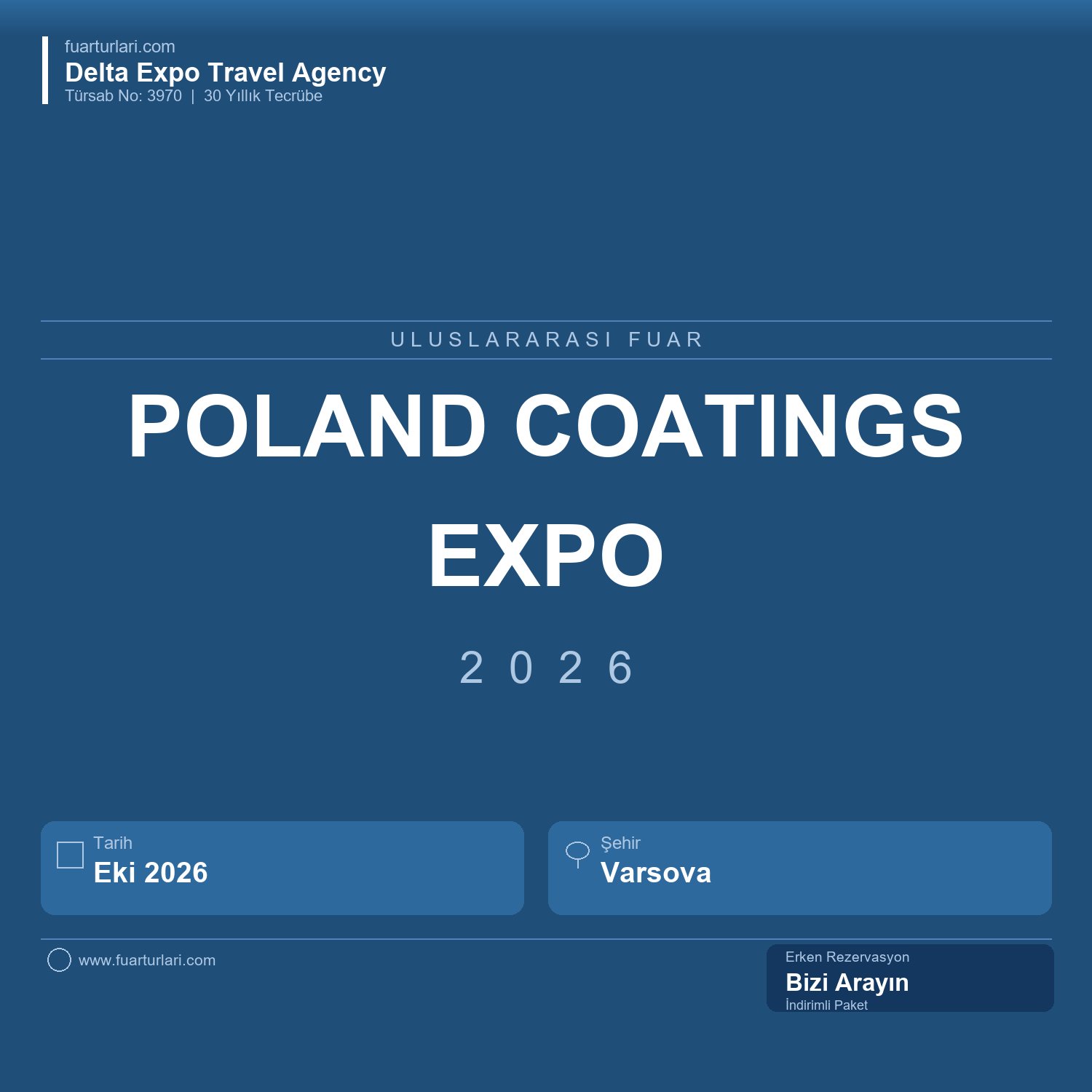 Poland Coatings Expo 2026 - Fuar Salonu