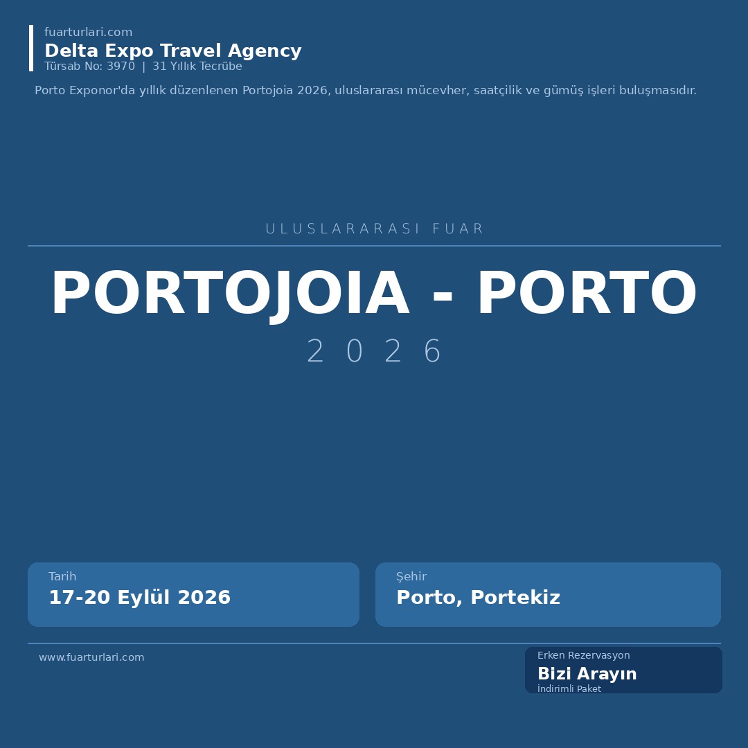Portojoia 2026 - Porto - Fuar Salonu