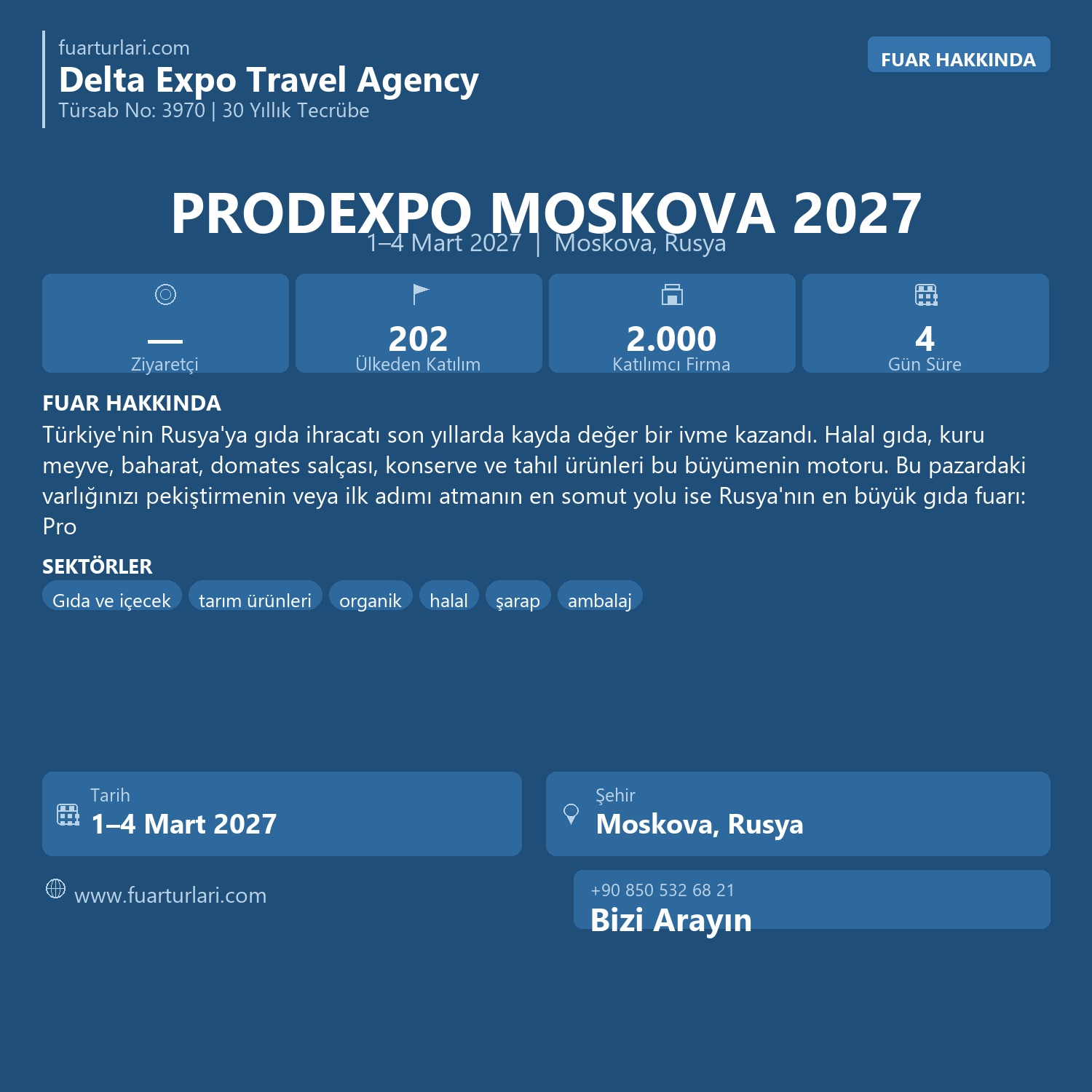 Prodexpo Moscow 2027 - Fuar Salonu