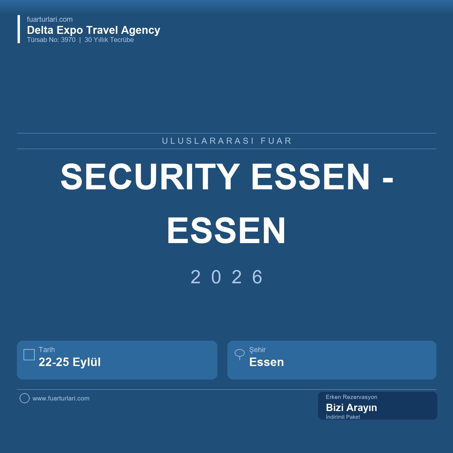 Security Essen 2026 - Essen - Fuar Salonu