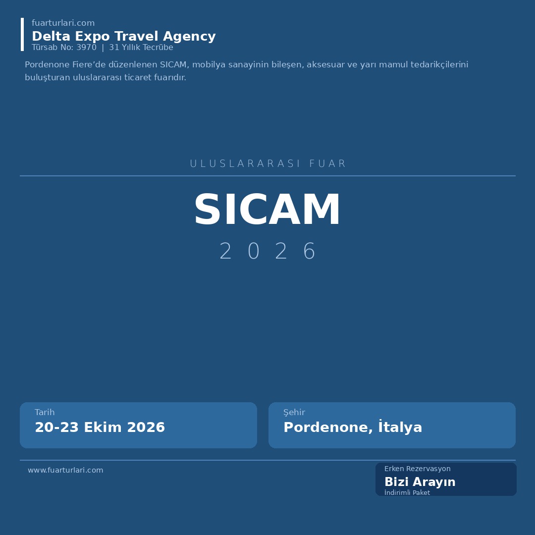SICAM 2026 - Fuar Salonu
