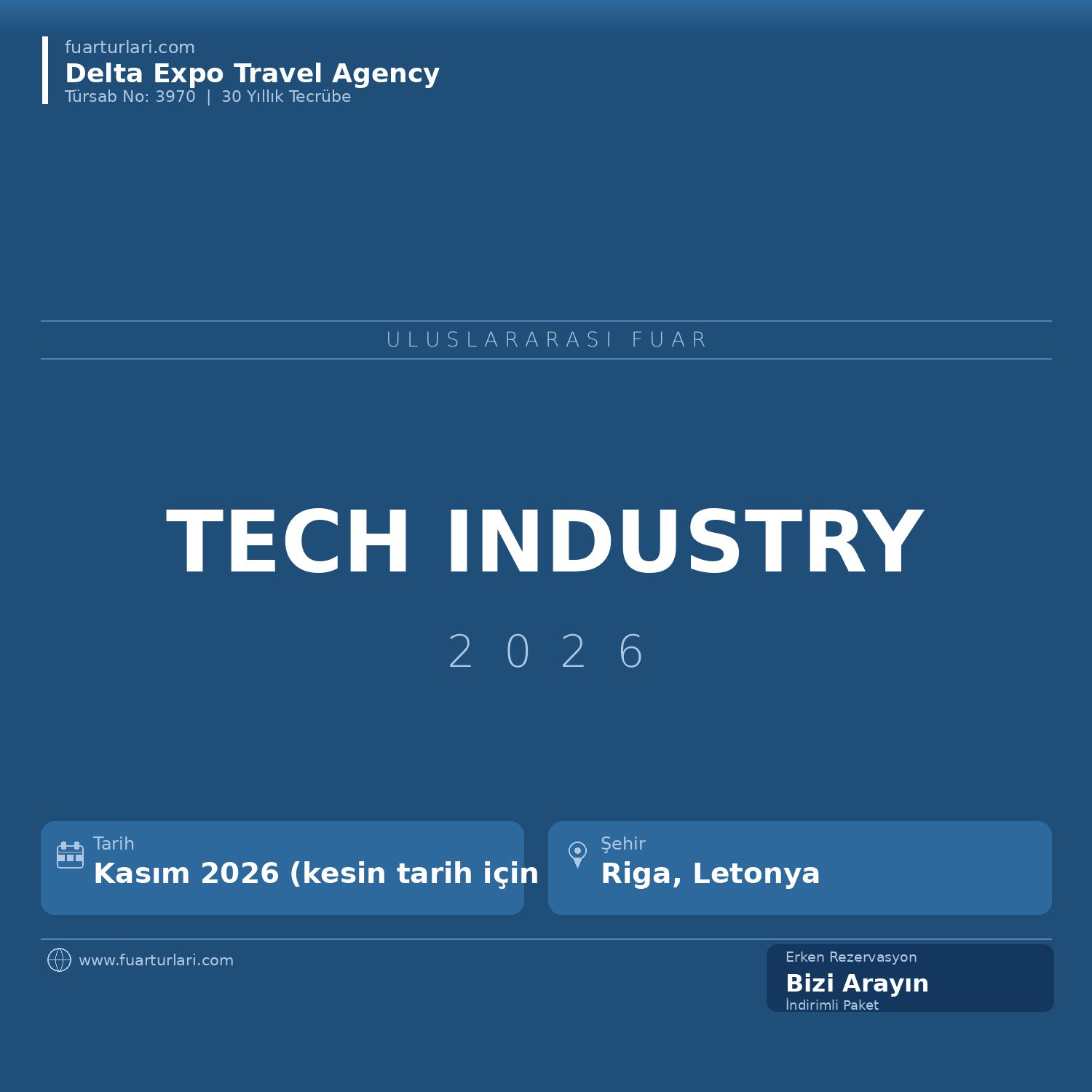 Tech Industry 2026 - Fuar Salonu