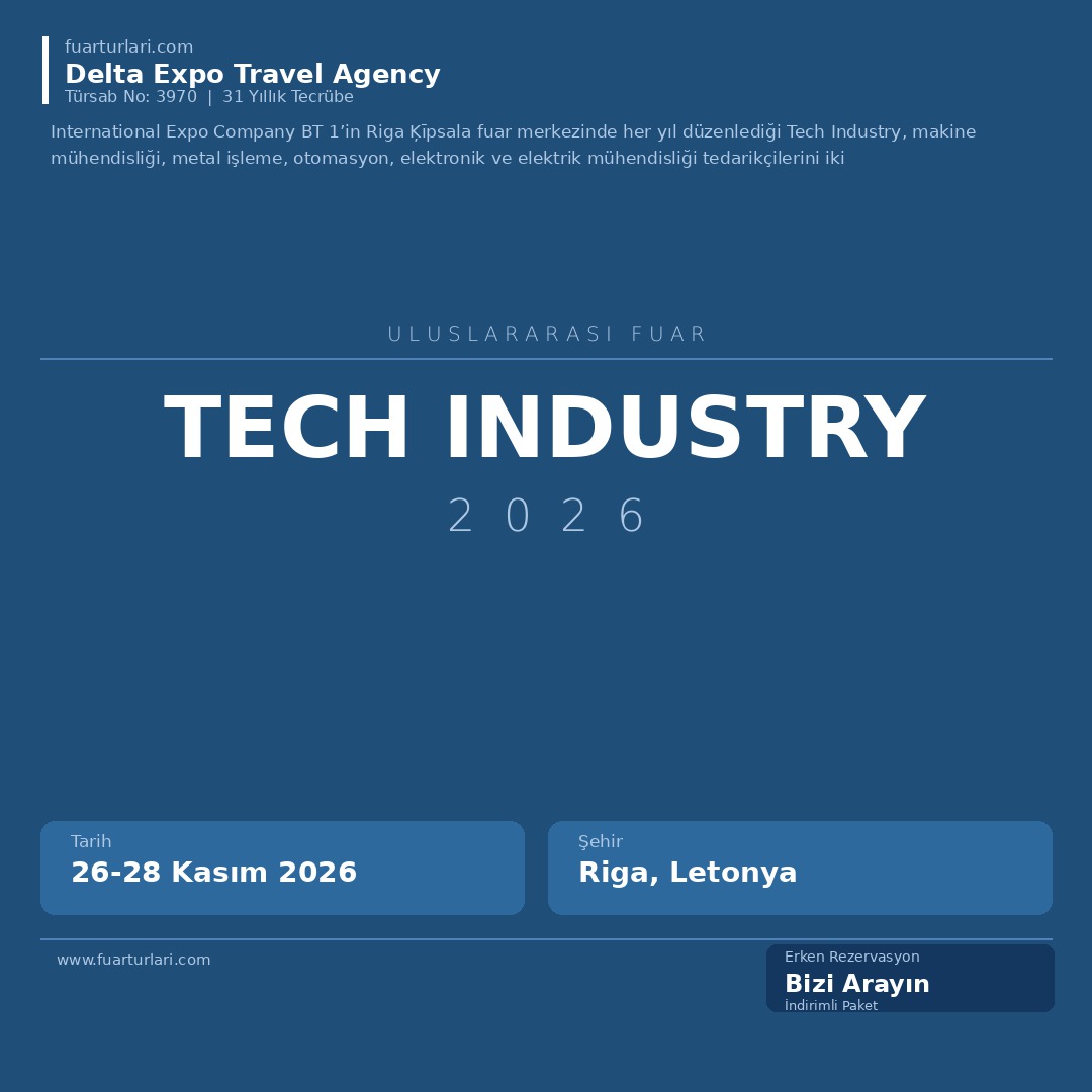 Tech Industry 2026 - Fuar Salonu