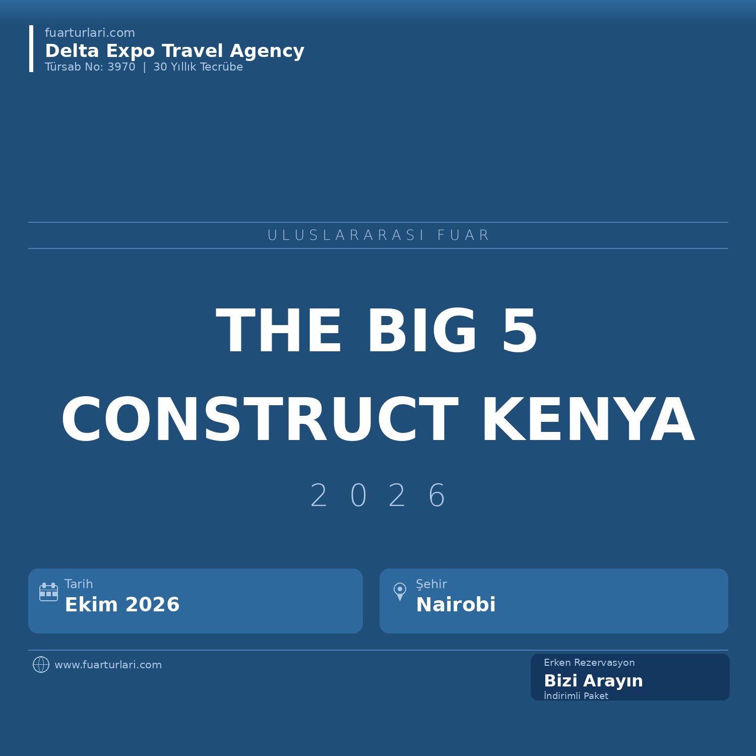 The Big 5 Construct Kenya 2026 - Fuar Salonu