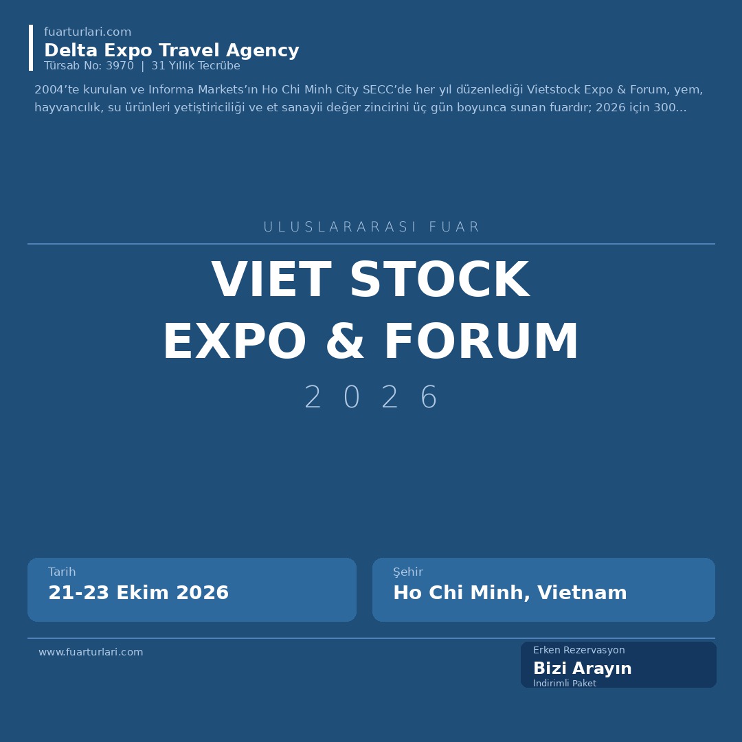 Viet Stock Expo & Forum 2026 - Fuar Salonu