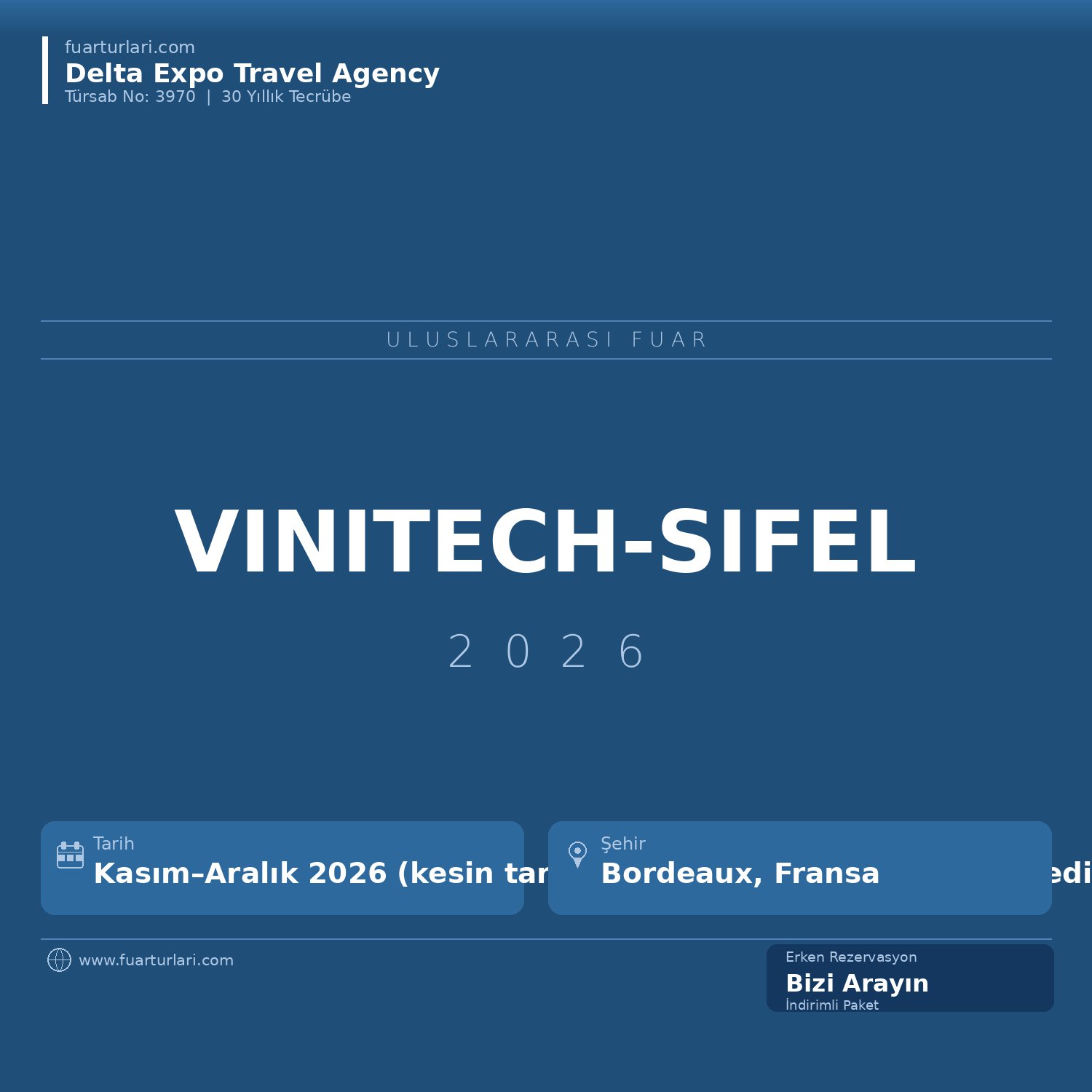 Vinitech-Sifel 2026 - Fuar Salonu