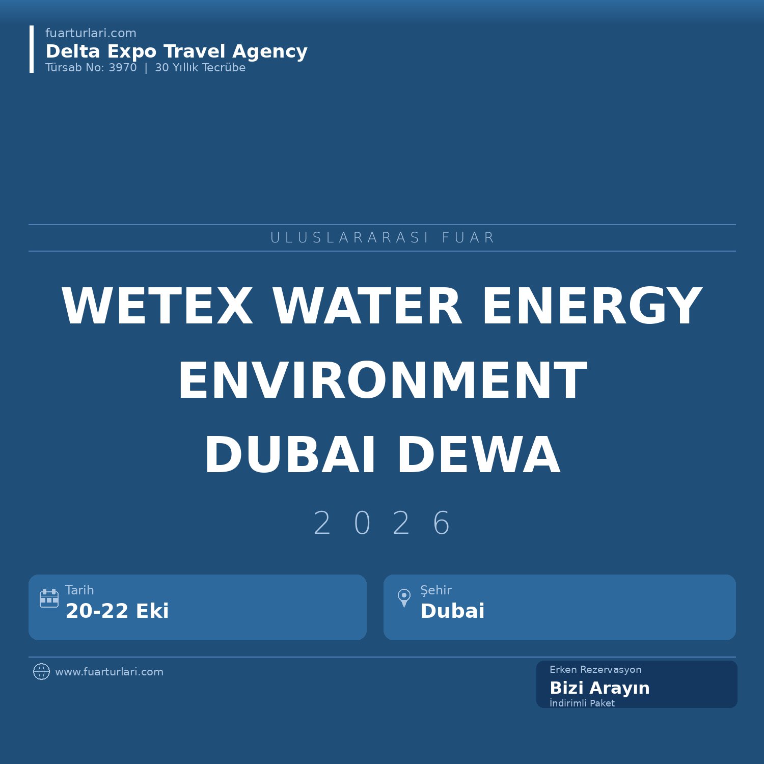 WETEX 2026 - Fuar Salonu