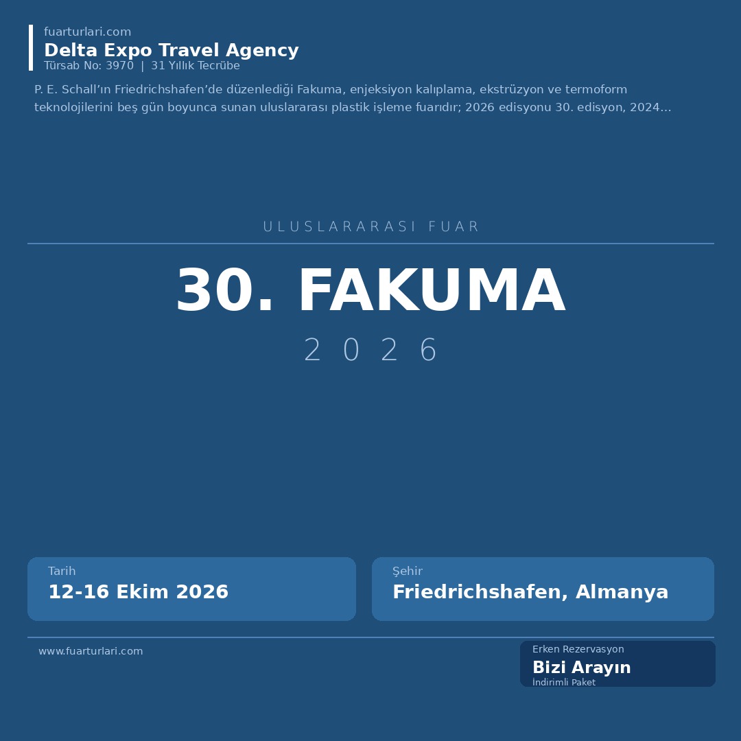 30. Fakuma 2026