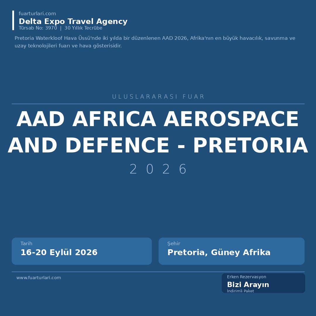 AAD Africa Aerospace and Defence 2026 - Pretoria