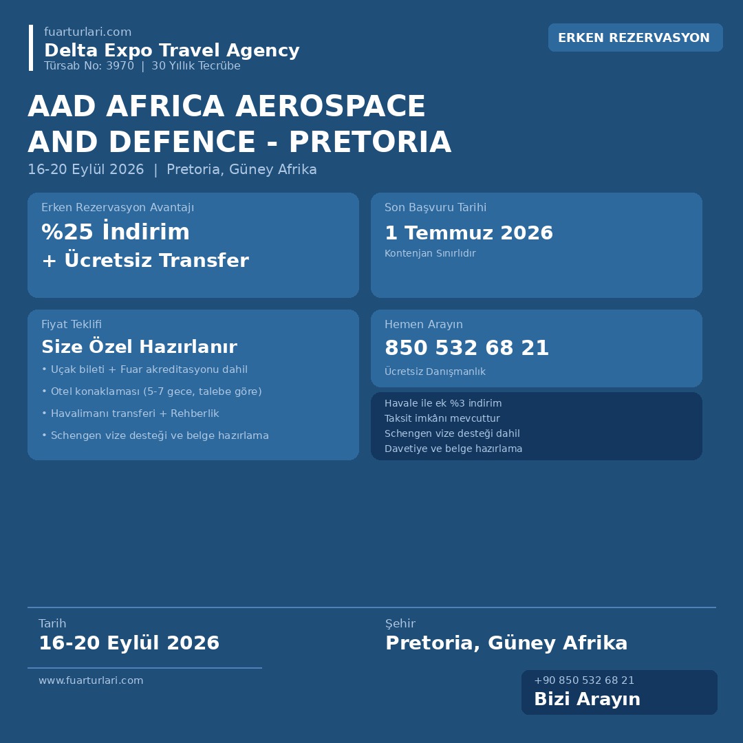 AAD Africa Aerospace and Defence 2026 - Pretoria