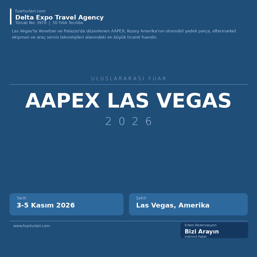 AAPEX Las Vegas 2026