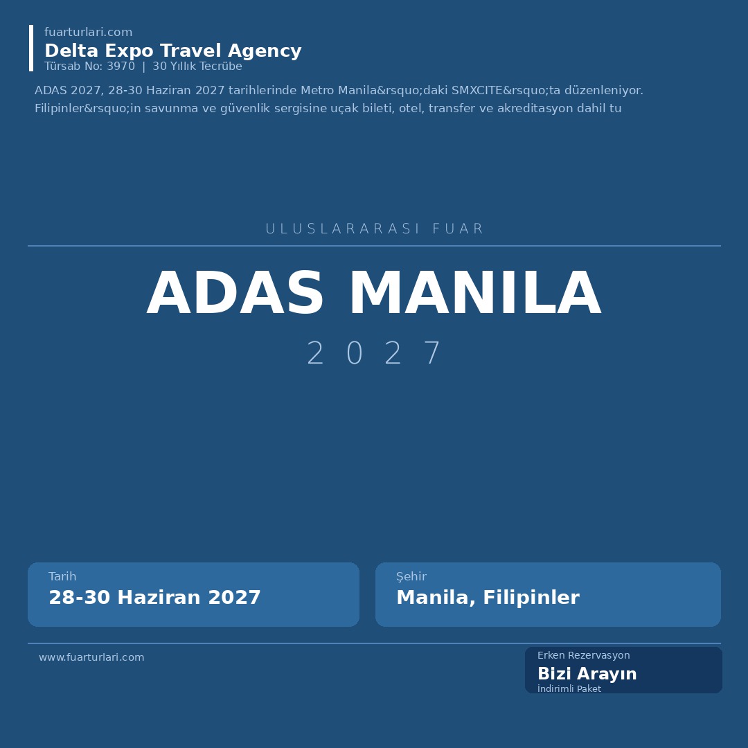 ADAS Manila 2027