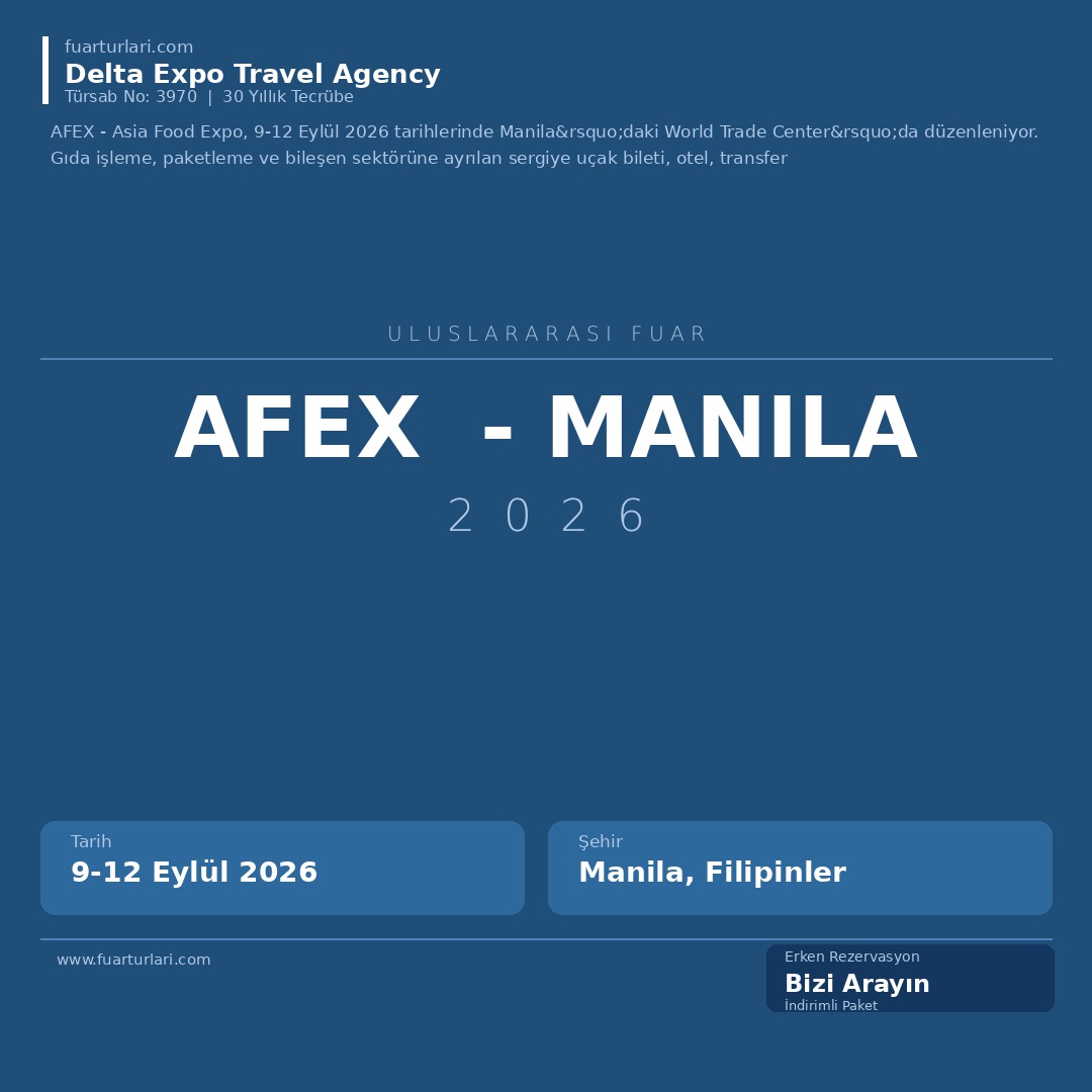 AFEX 2026 - Manila