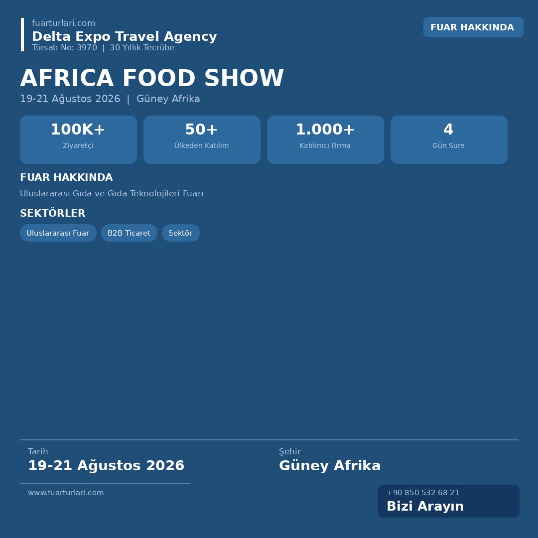 Africa Food Show 2026