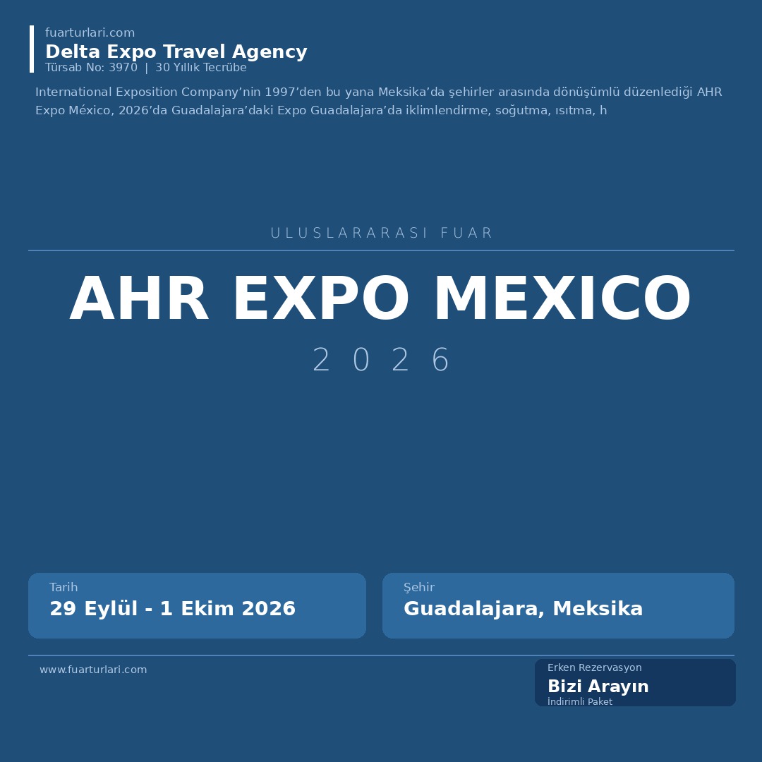 AHR Expo Mexico 2026