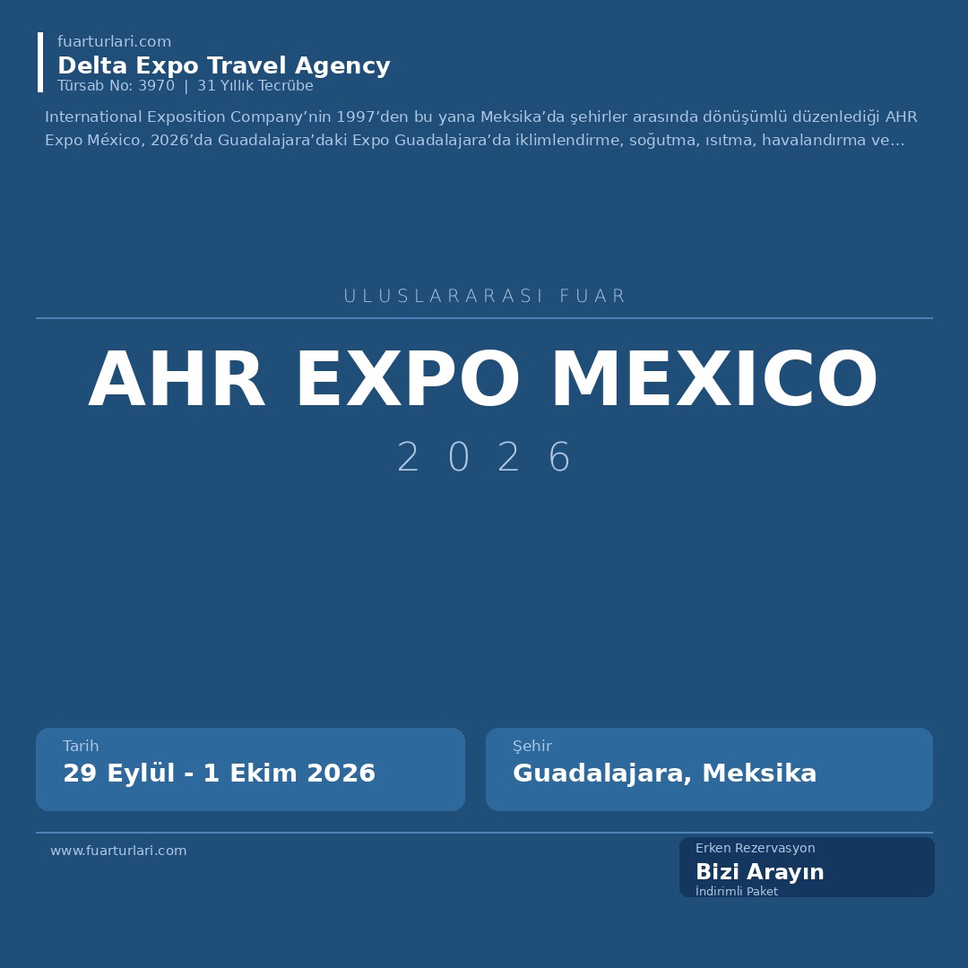 AHR Expo Mexico 2026