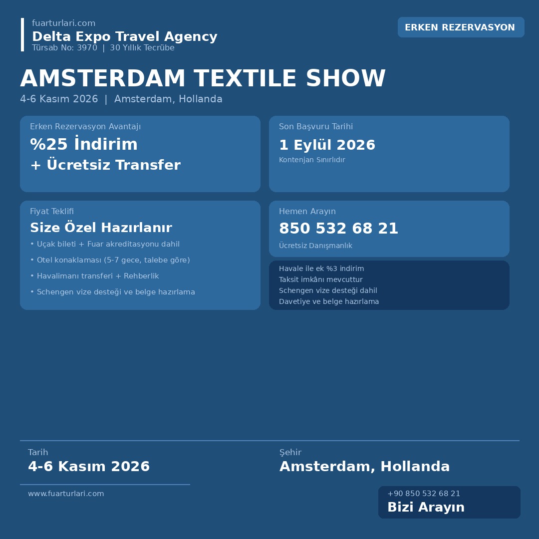 Amsterdam Textile Show 2026