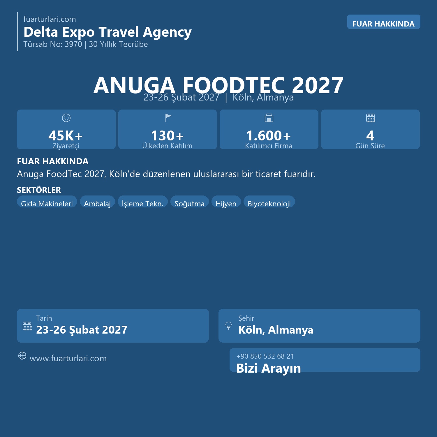 Anuga FoodTec 2027
