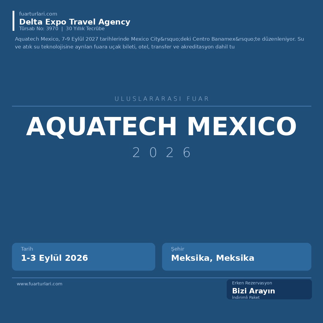 Aquatech Mexico 2027
