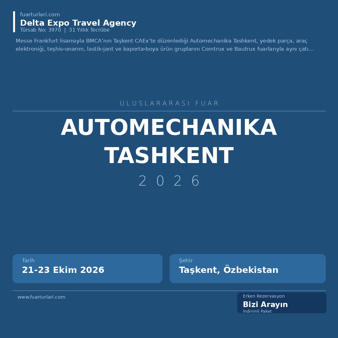 Automechanika Tashkent 2026