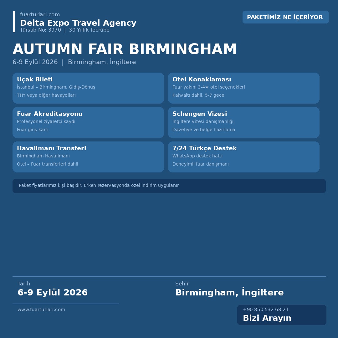 Autumn Fair Birmingham 2026
