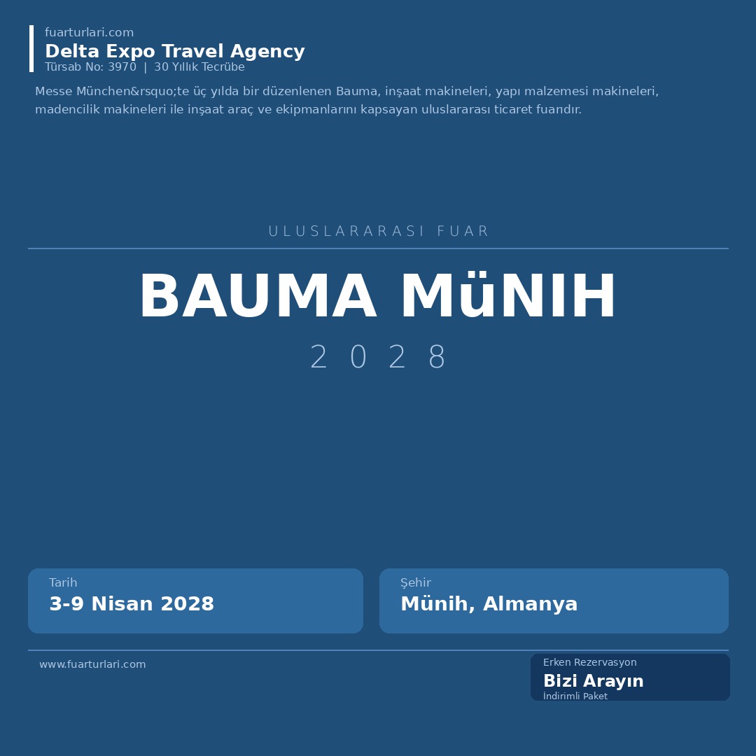 Bauma Münih 2028