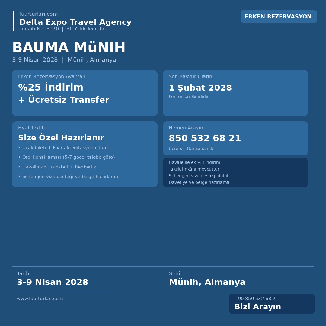 Bauma Münih 2028