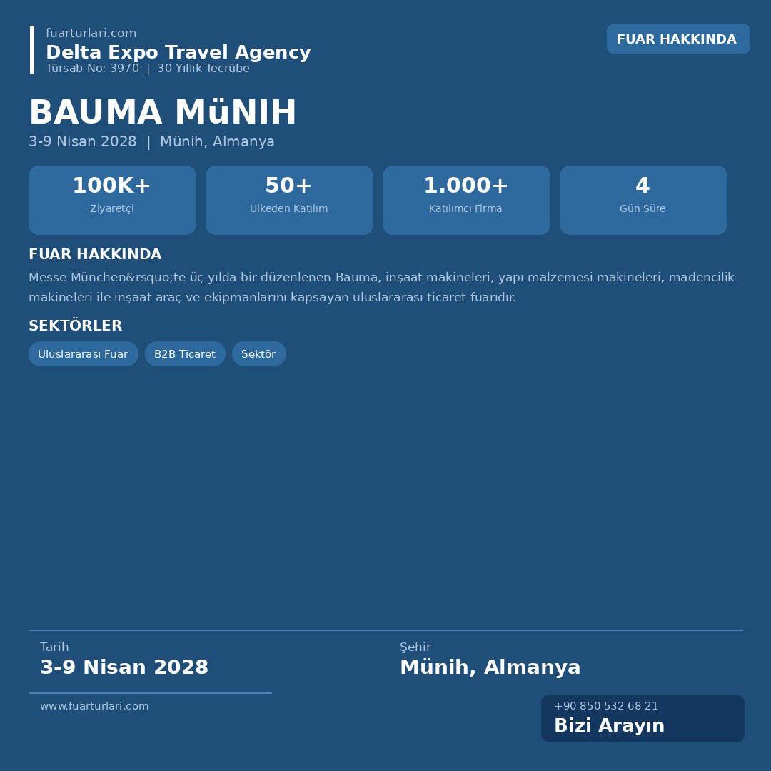 Bauma Münih 2028