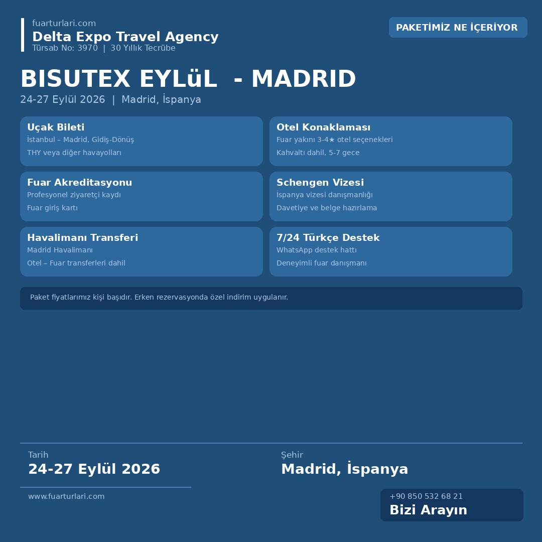 Bisutex Eylül 2026 - Madrid