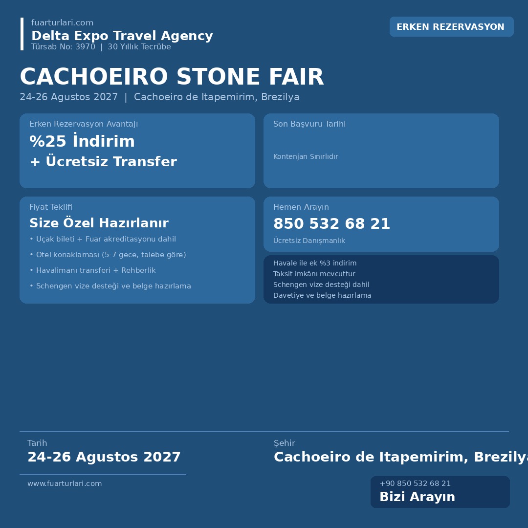 Cachoeiro Stone Fair 2027