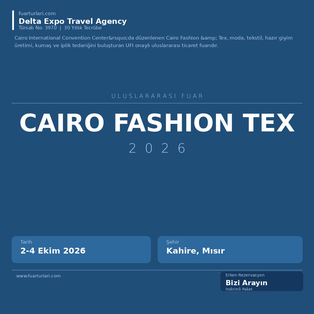 Cairo Fashion Tex 2026