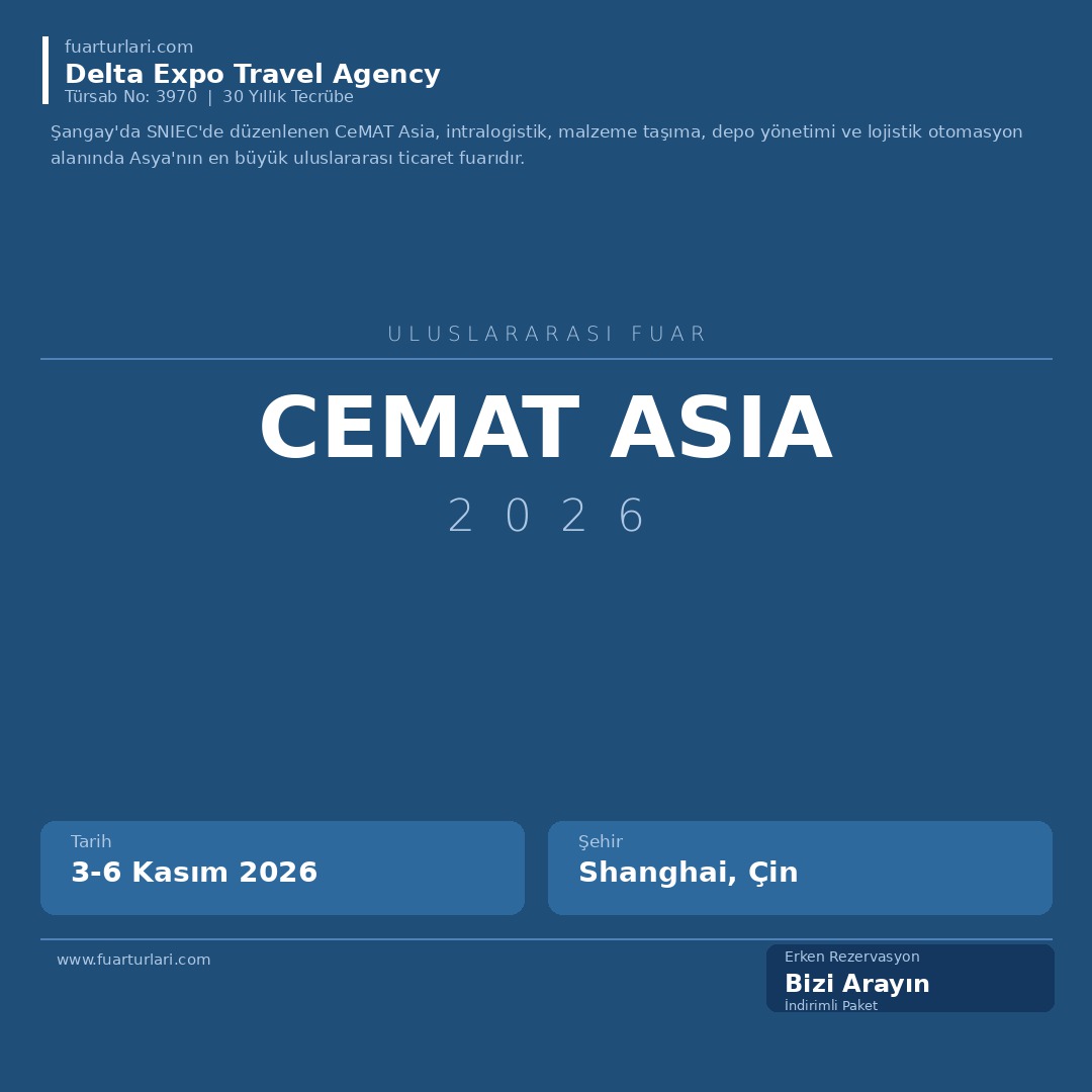 CeMAT Asia 2026