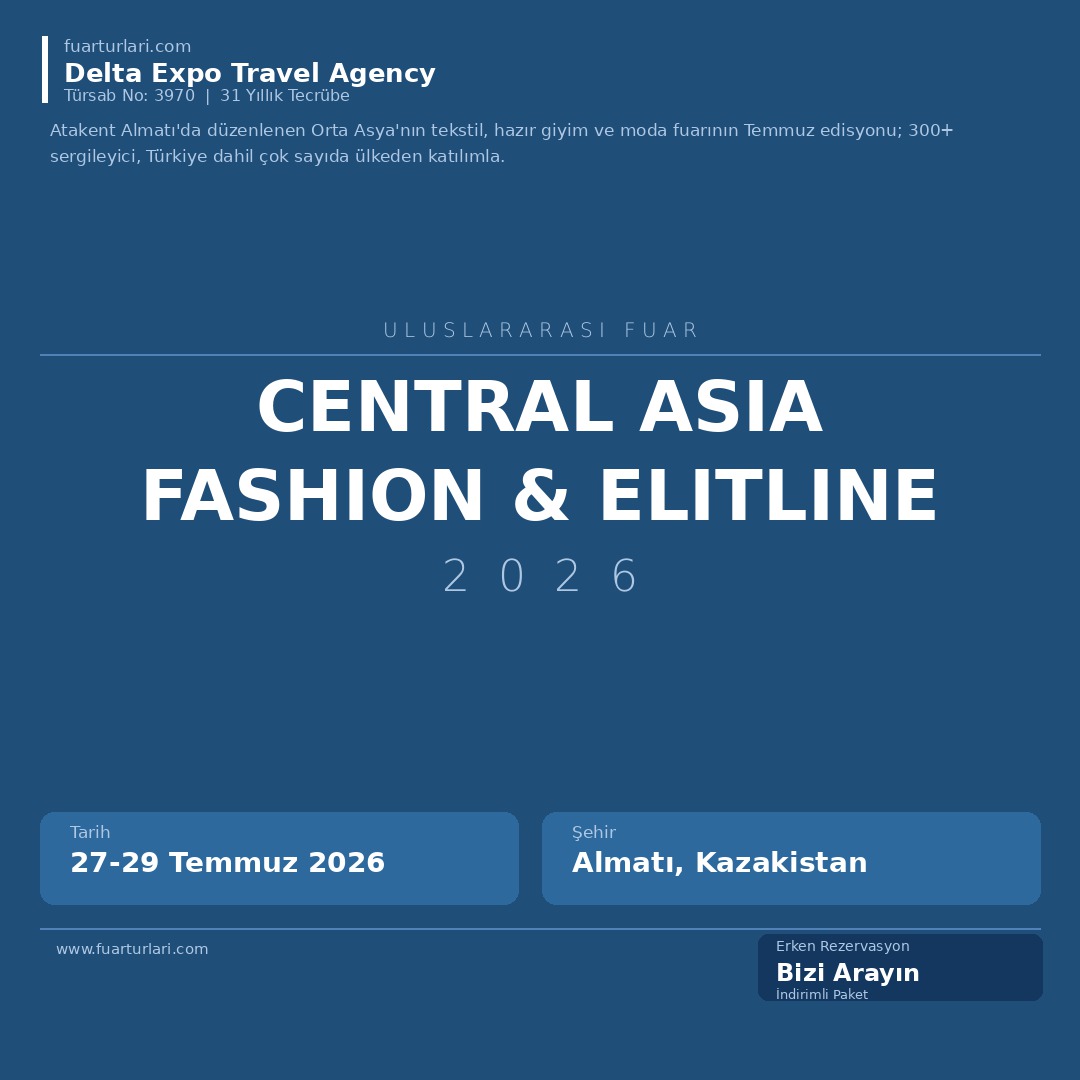 Central Asia Fashion & Elitline 2026/2