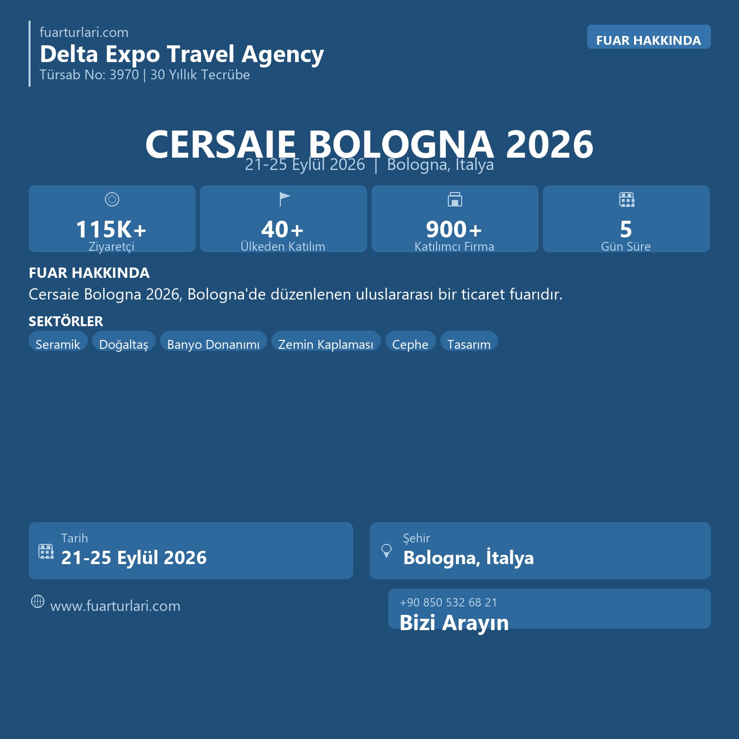 Cersaie Bologna 2026
