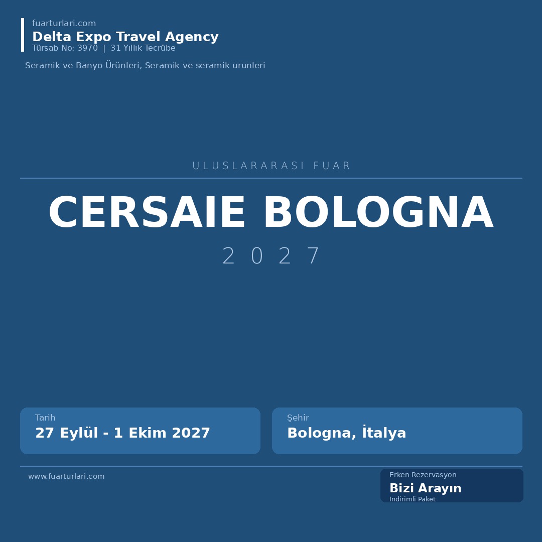 Cersaie Bologna 2027