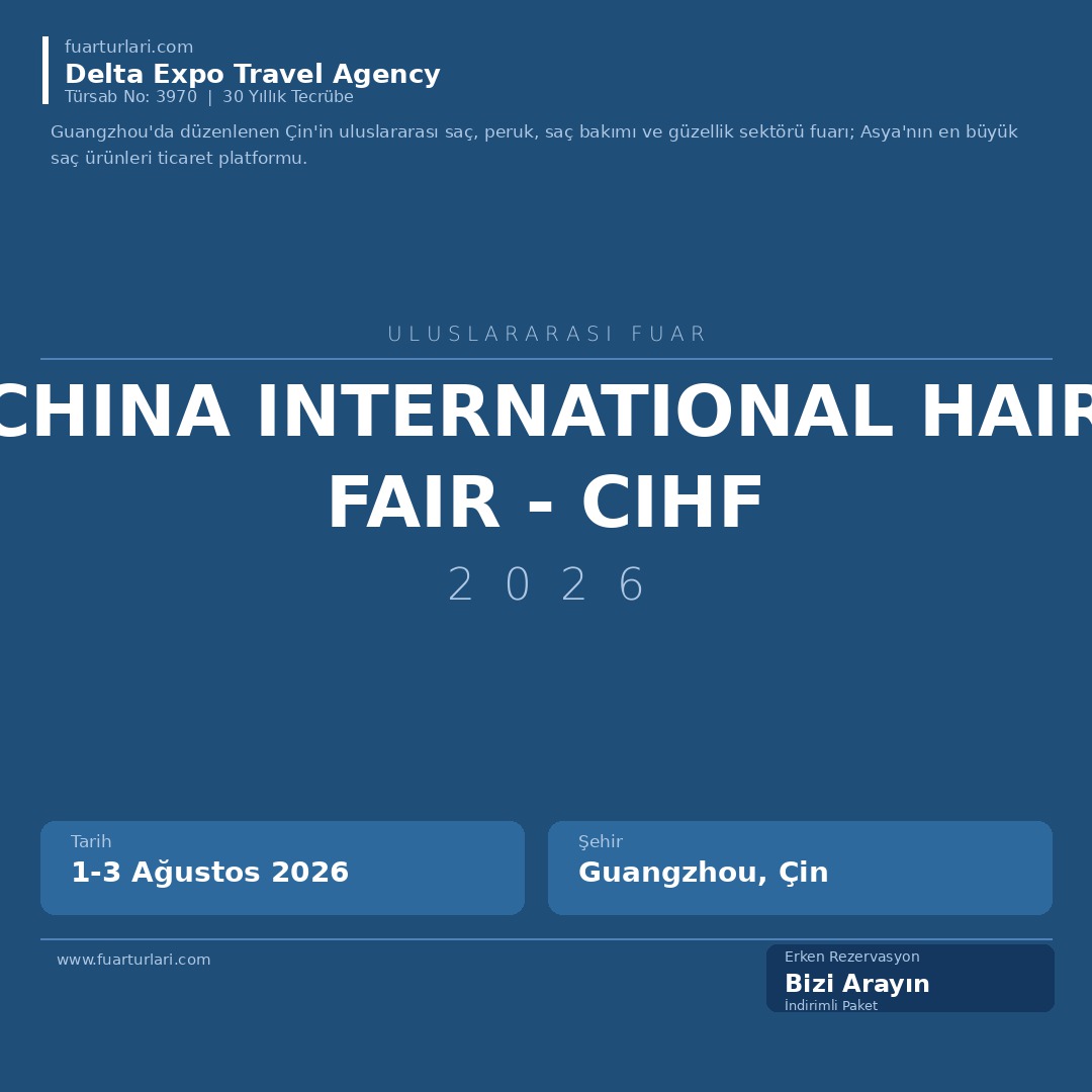 China International Hair Fair - CIHF 2026