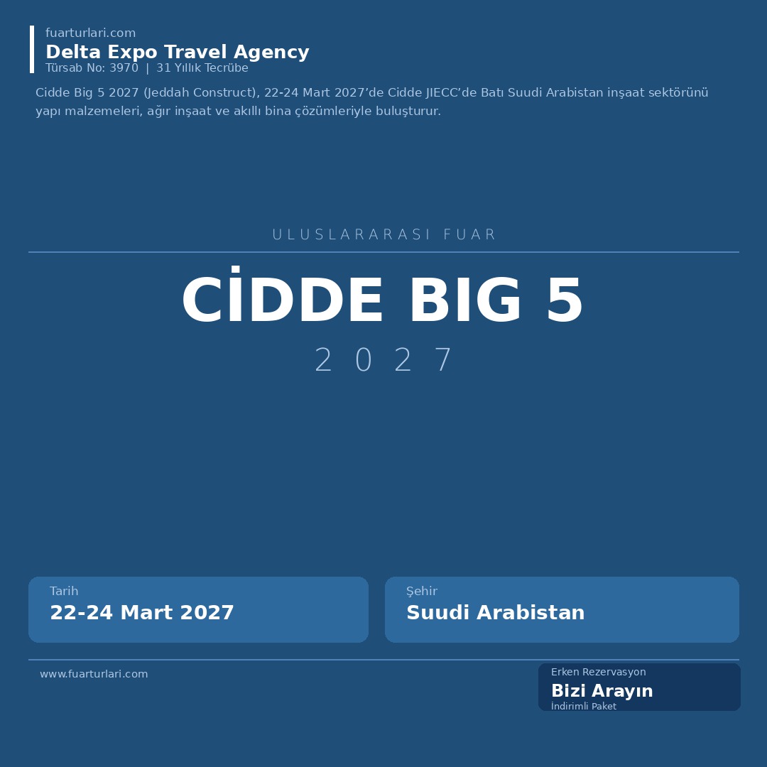 Cidde Big 5 2027